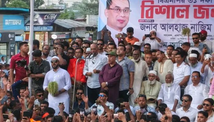 ধানের শীষের বিজয়েই গড়বে স্বচ্ছ রাষ্ট্র: নাজিম উদ্দিন আলম