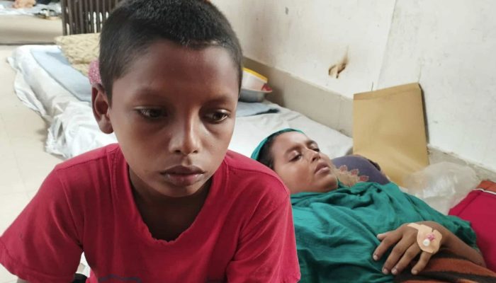 নড়াইলে যৌতুকের টাকায় না পেয়ে স্ত্রীকে পিটিয়ে আহত