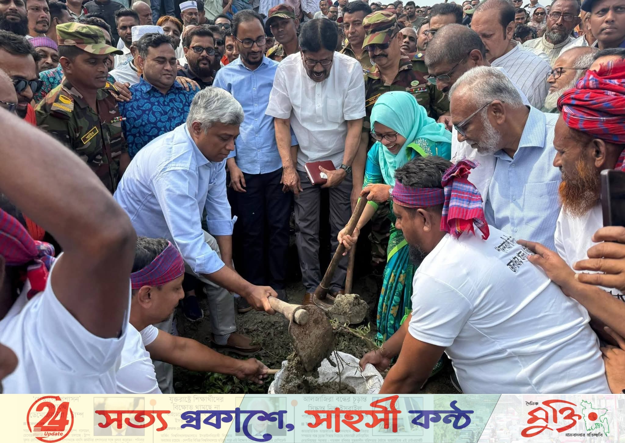 যশোরে খাল পুনঃখনন কাজের উদ্বোধন করলেন প্রতিমন্ত্রী অনিন্দ্য ইসলাম অমি