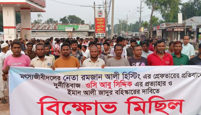 হিস্টিংয়ের মুক্তি ও যাদুর বহিস্কারের দাবিতে বিএনপির বিক্ষোভ