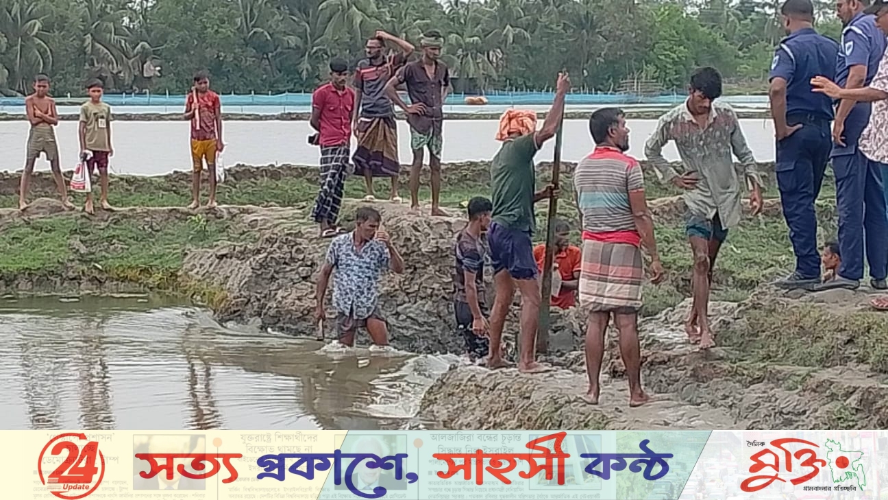 উচ্ছেদ অভিযানে দখলমুক্ত হলো রামপালের চামারখালী খাল