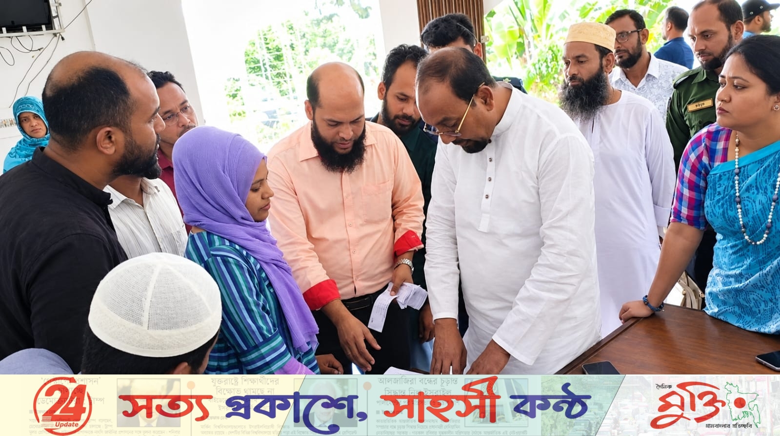 রাজাপুরে ইসলামিক মিশন হাসপাতালে এমপির পরিদর্শন, মিলল নানা অসঙ্গতি