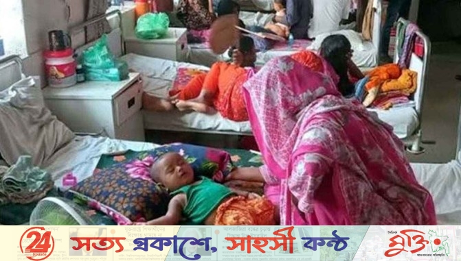 সিলেটে হামের প্রকোপ, ১৮৫ শয্যার বিপরীতে রোগী ৩৬৯